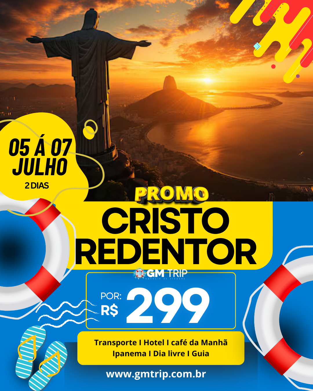 RIO DE JANEIRO - CRISTO REDENTOR - JULHO