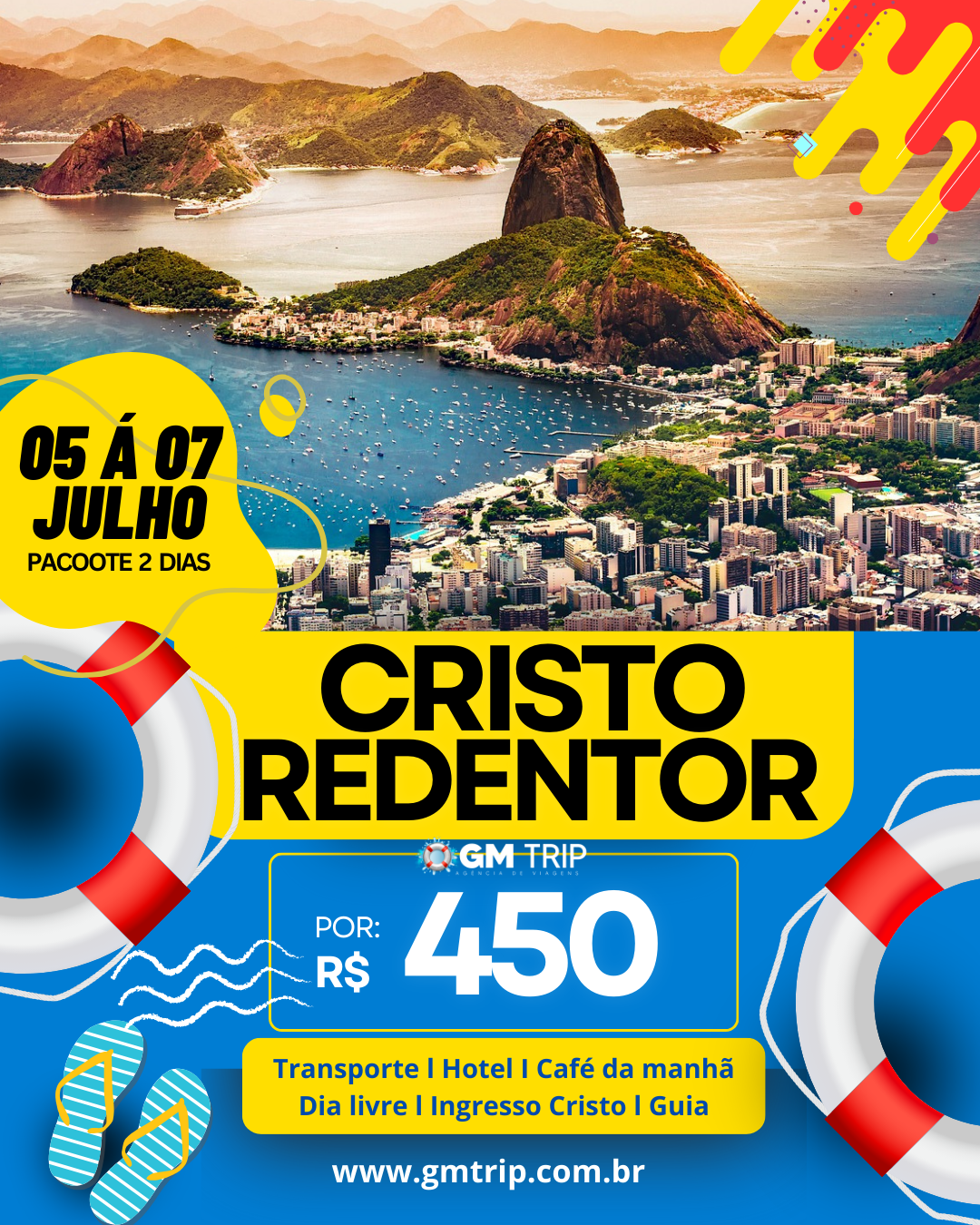 RIO DE JANEIRO - CRISTO REDENTOR - JULHO